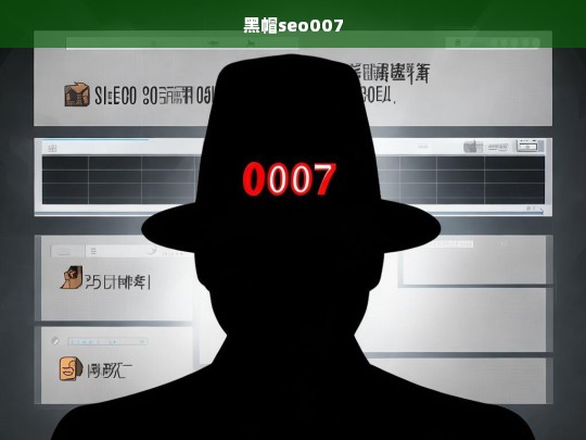 揭秘黑帽SEO007，暗网中的搜索引擎优化高手-第1张图片-威辛SEO网